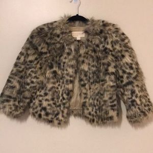 Faux fur coat